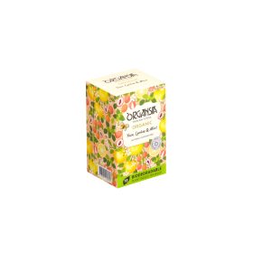 Basilur bio organsia yuzu licsi és menta tea 18db 32,4 g