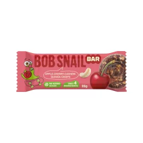   Bob Snail gyümölcsszelet magokkal alma-meggy-kesudió-quinoa ropogós 35 g