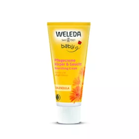   Weleda bio körömvirágos natúr babakrém arcra, testre 75 ml