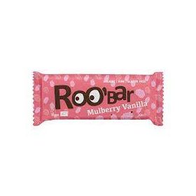   Roobar 100% raw bio gyümölcsszelet fehér eper-vanília 30 g