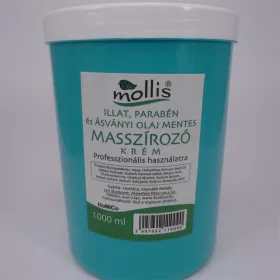 Mollis masszírozó krém illatmentes 1000 ml