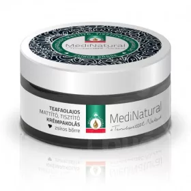  Medinatural mattító tisztító krémpakolás teafás zsíros bőrre 100 ml