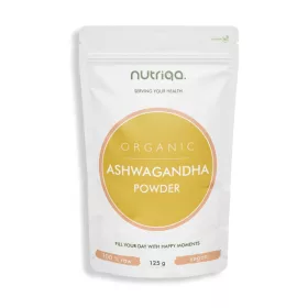 Nutriqa organic ashwagandha por 125 g